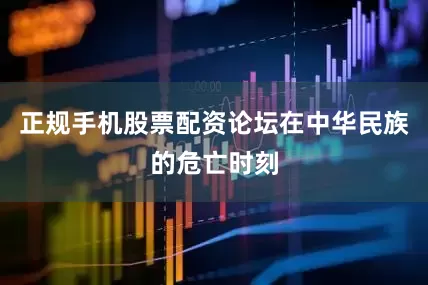 正规手机股票配资论坛在中华民族的危亡时刻
